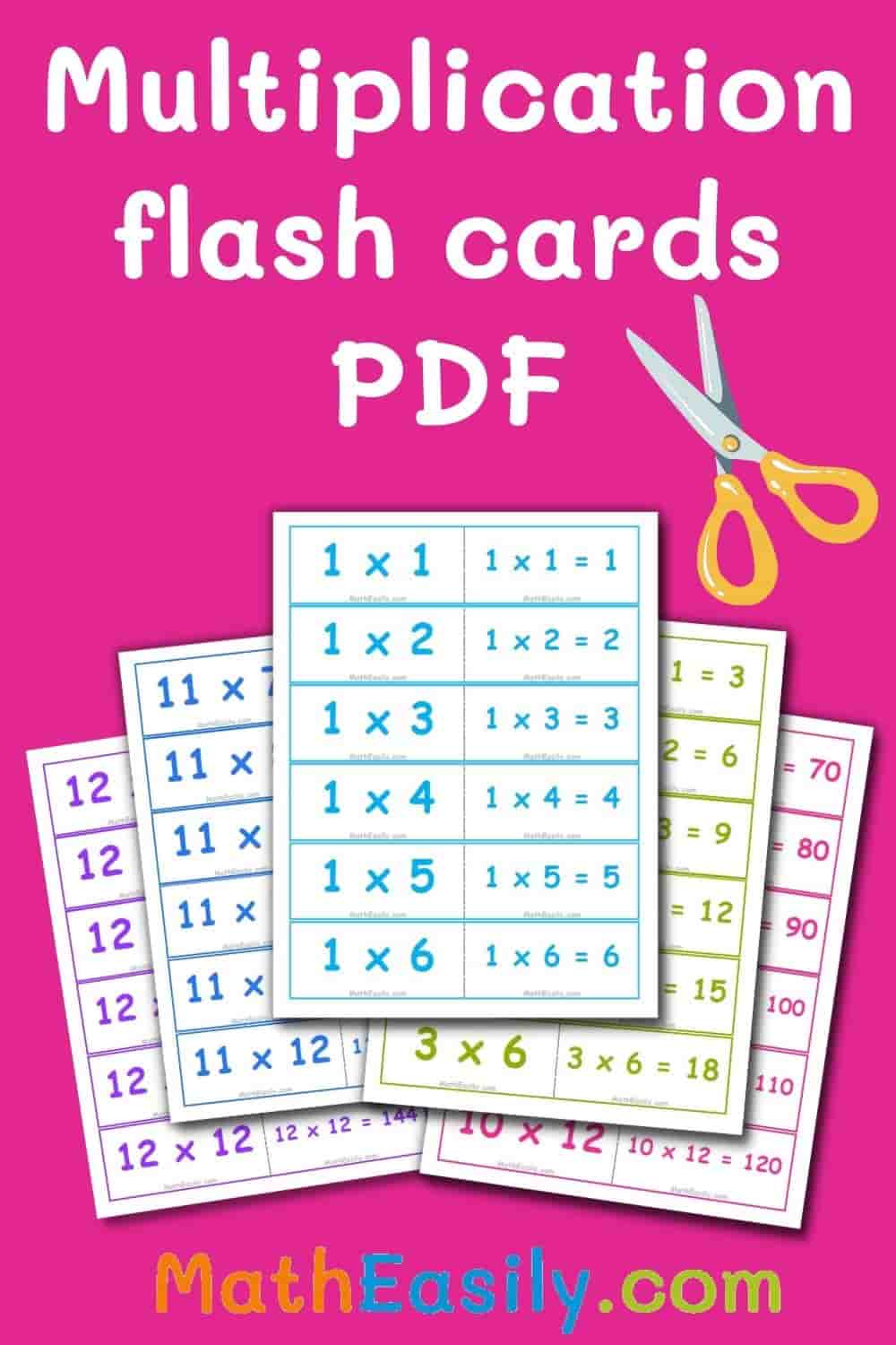 free printable math flashcards PDF. Free math flash cards to print. printable math facts flash cards.