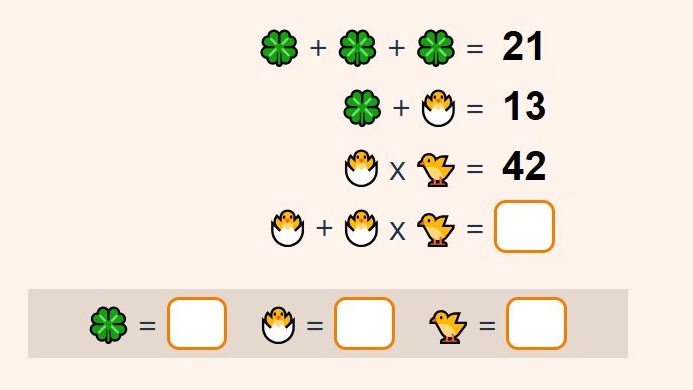 kids math puzzles with answers.