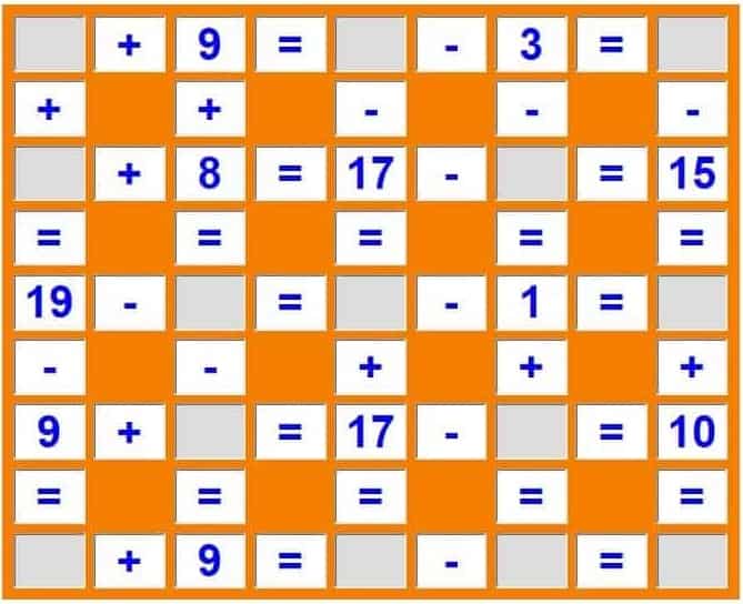 crossword puzzles of maths. online math crossword puzzles addition subtraction.