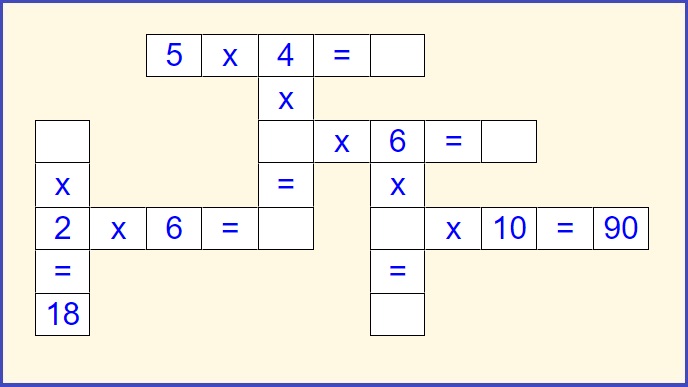 Printable single digit multiplication games online