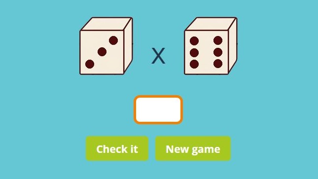 Free printable single digit multiplication online games. Multiplication by 1 digit.