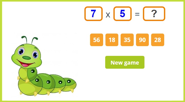 Single digit by  Single digit multiplication games. multiplication by single digit. one digit by one digit multiplication games. 
single digit multiplication practice online.