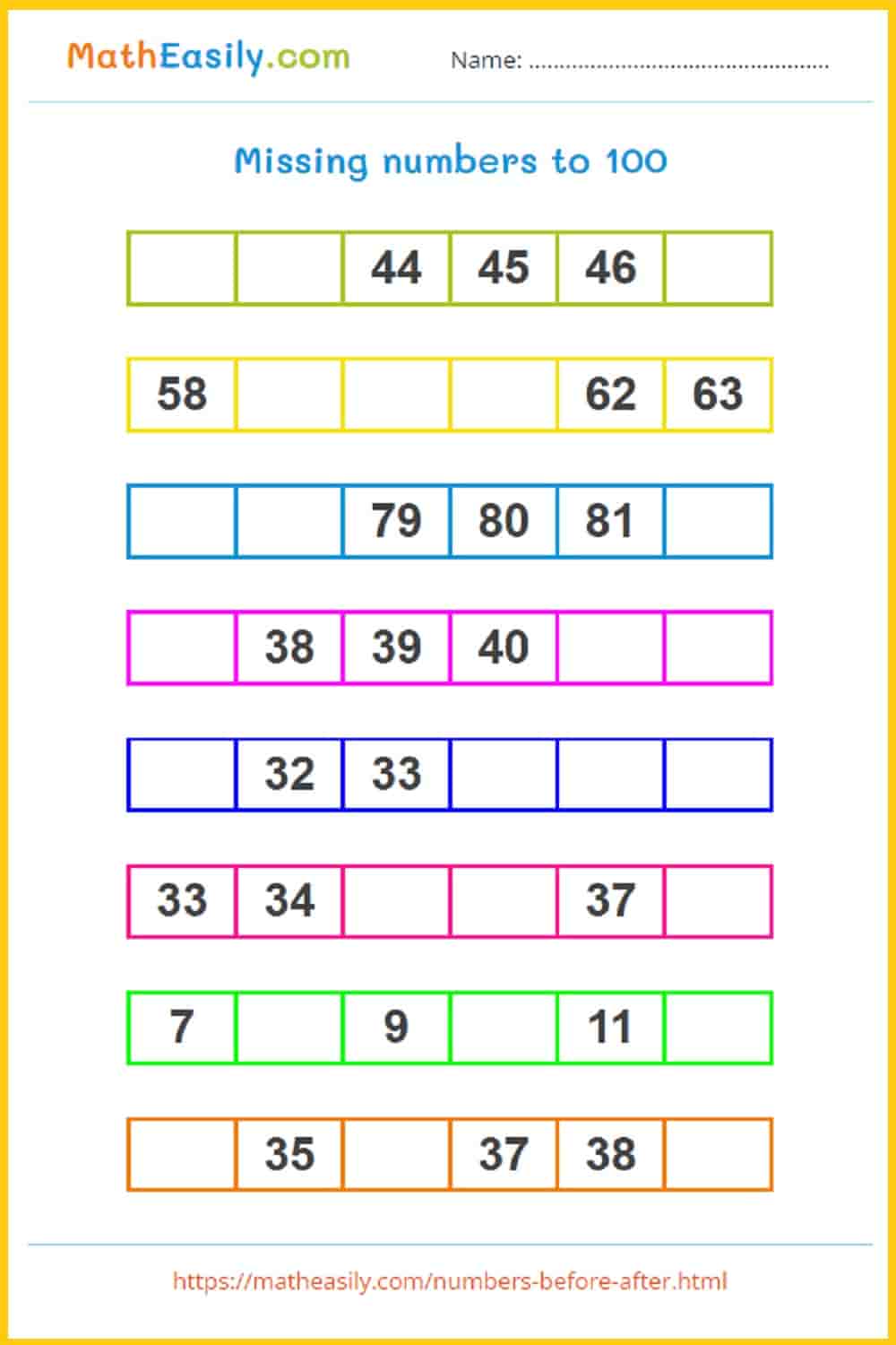 hundreds chart with missing numbers. number chart printable. Free number chart 1 100 printable. 100s chart game. whole number place value chart printable. empty hundreds chart printable. number chart worksheet. 1 to 100 grid printable. hundreds table. hundreds exercise.