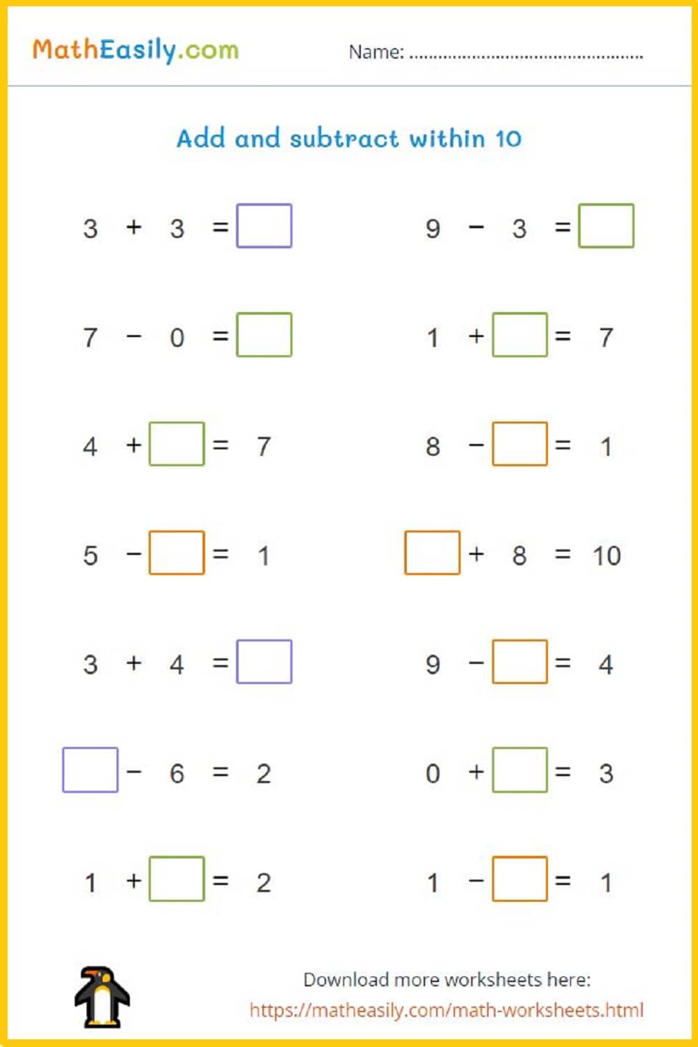 maths worksheet for jr kg pdf free download