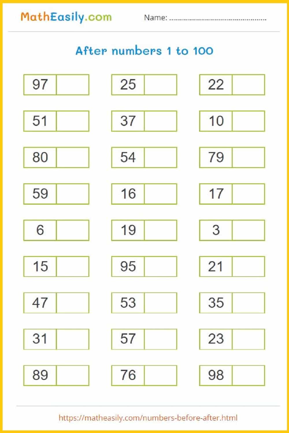before after numbers 1 to 100 worksheets PDF. before after numbers worksheets PDF. Numbers before and after worksheets. before after number worksheet 1 to 100. 
