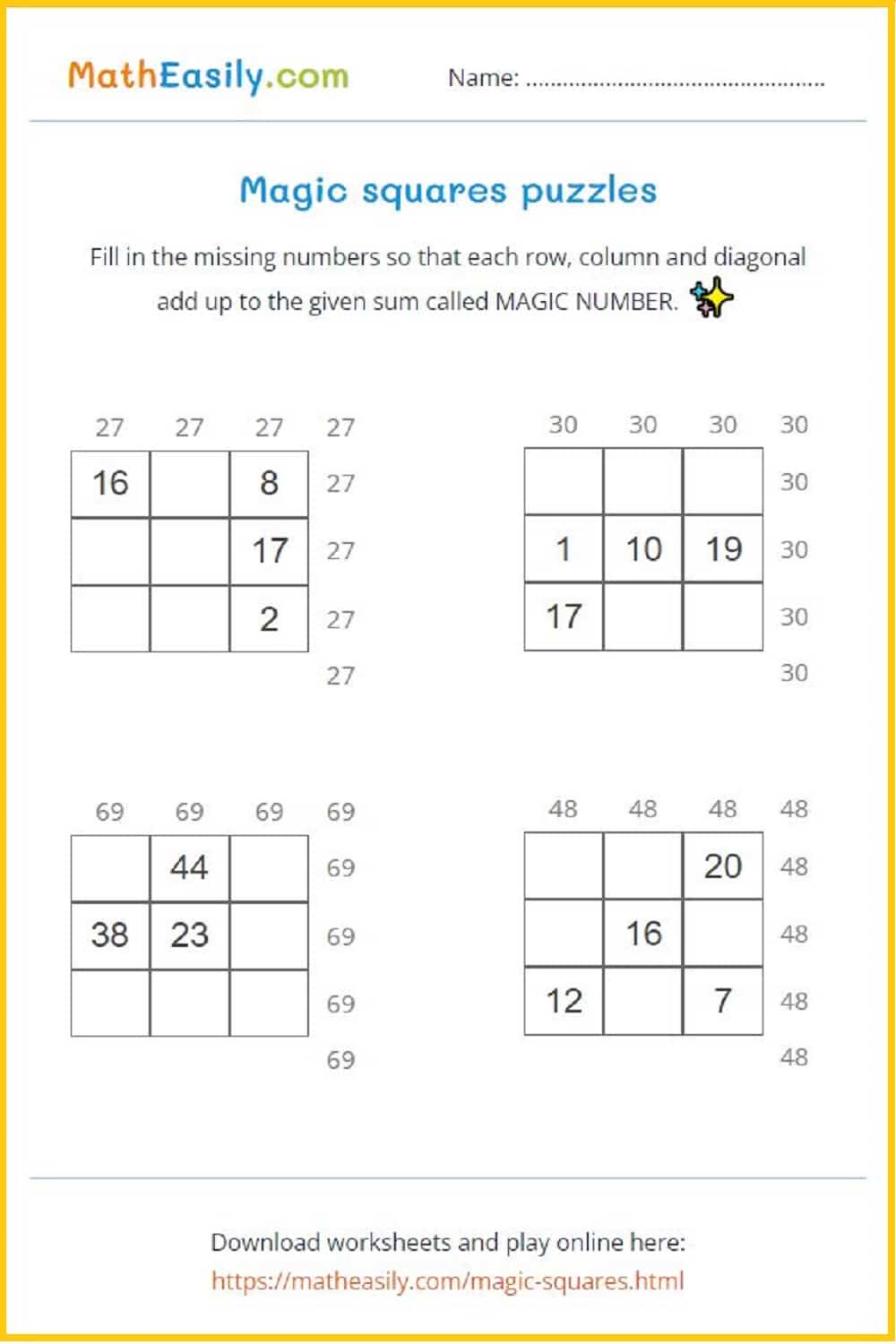 free math games for 3rd graders. Grade 3 math games PRINTABLE.