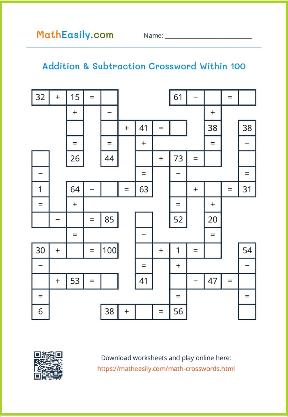 Free printable math crossword puzzles with answers in PDF. Math crossword Puzzles printable free. math crossword puzzles pdf. Free math crossword maker. math crossword generator. free printable cross math puzzles.