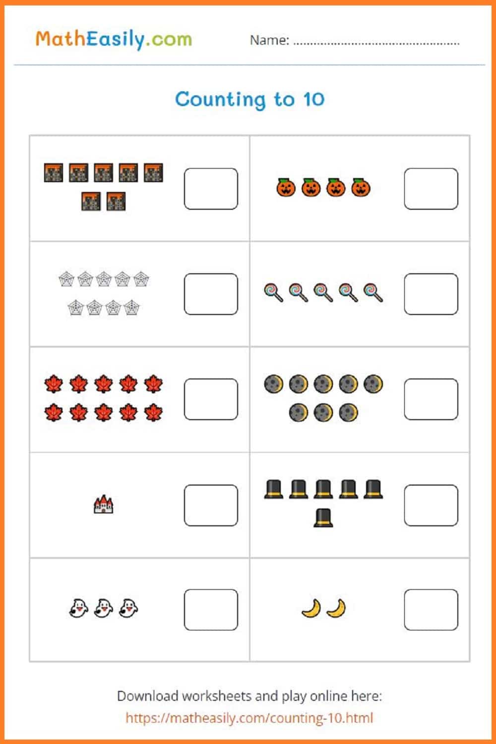  kindergarten halloween math games. free printable math games Halloween.