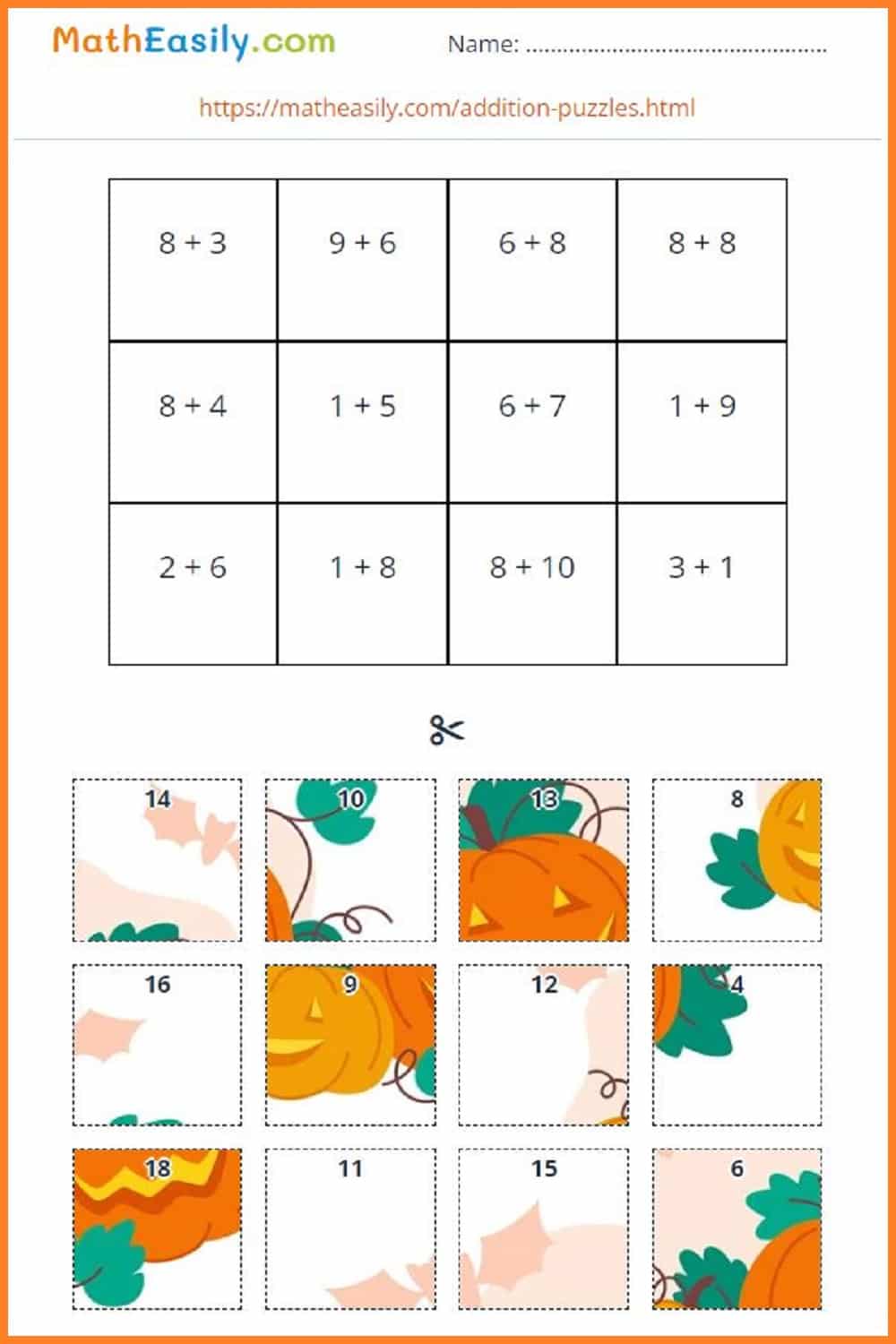 Free addition puzzles printable. picture addition puzzles. addition puzzle worksheet. math puzzle addition.
