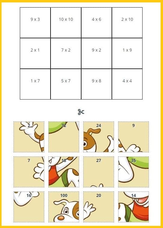multiplication games PDF. free multiplication games for kids. fun multiplication games printable pdf