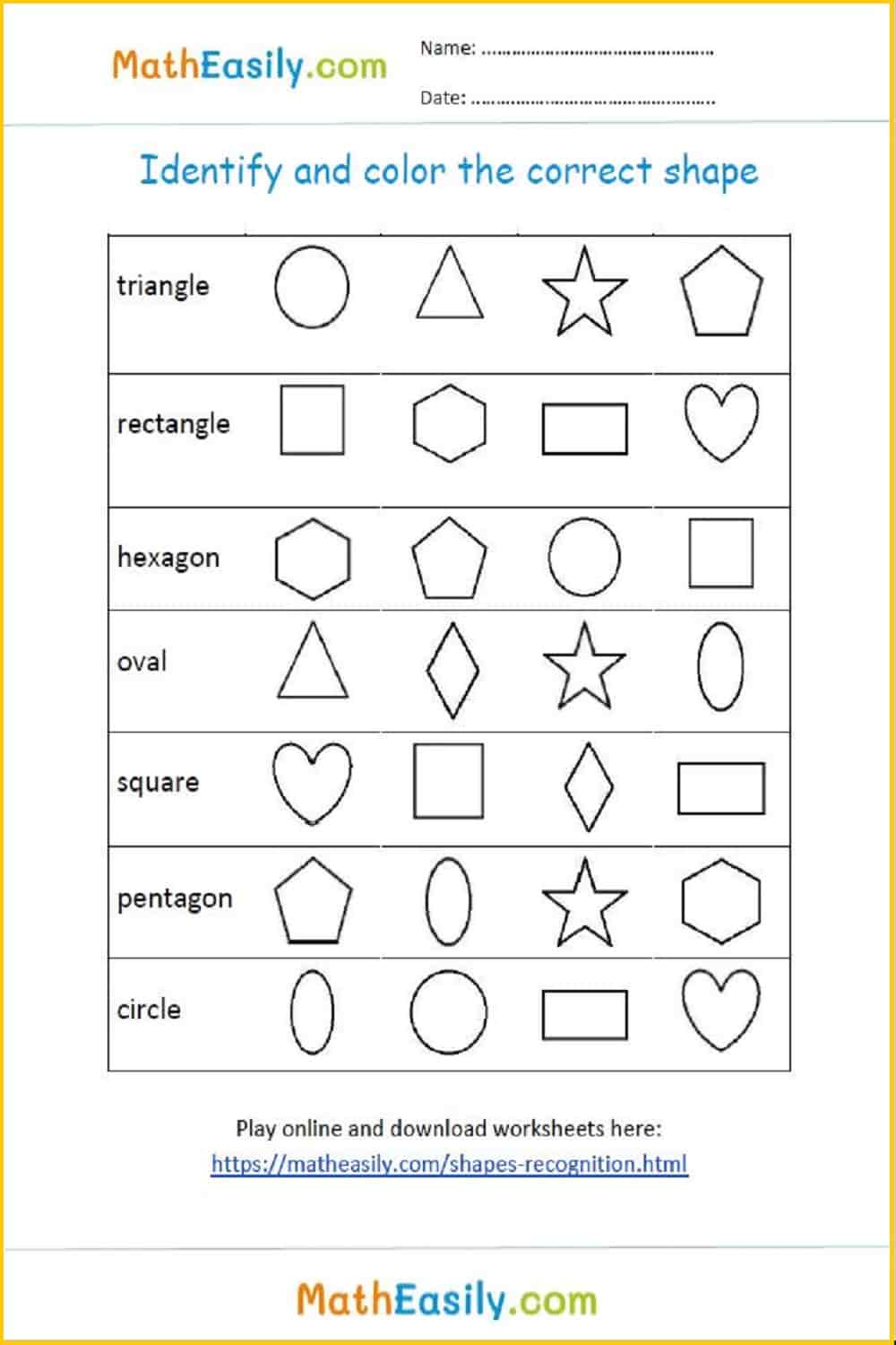 math Geometry games for kids.