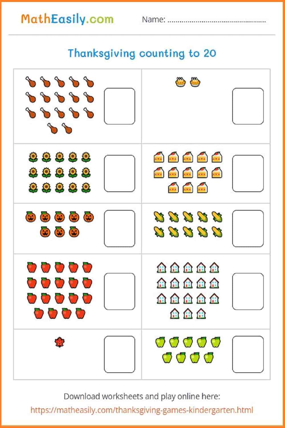 Thanksgiving math games printable.